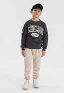 Spodnie dresowe z przeszyciami