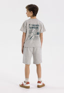 Komplet t-shirt i szorty dresowe