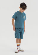 Komplet t-shirt i szorty dresowe