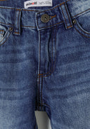 Boys navy boys baggy straight leg jeans