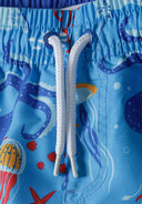 Boys blue boys all-over print board short