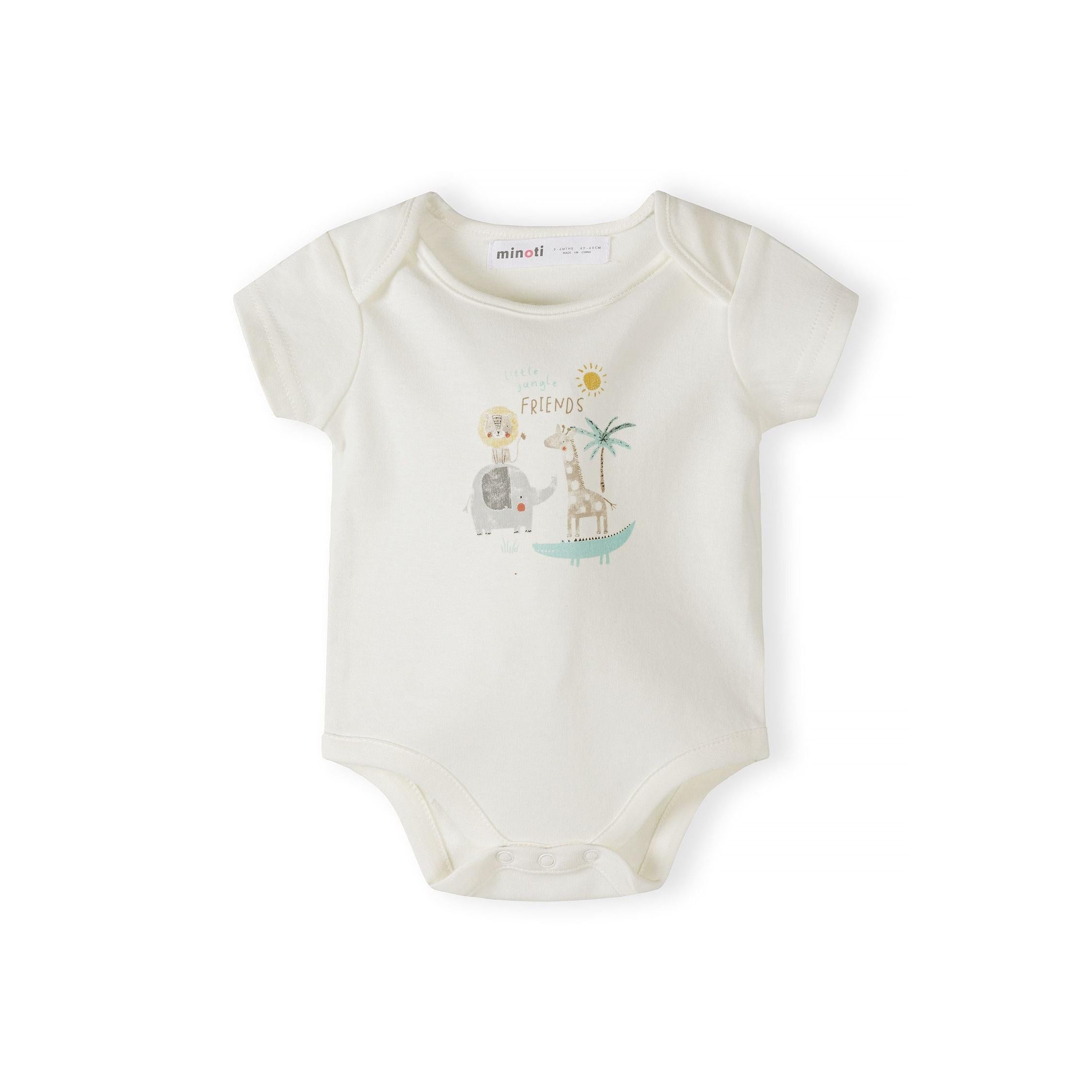 Cream cotton drawstring gift bag with natural cord ties and small wooden star charm on white background