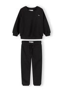 Jungen Trainingsanzug 2er-Pack Sweatshirt Jogginghose Schwarz Olive Baumwolle Verstellbar 3 Monate - 7 Jahre