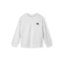 Close-up of green sweatshirt showing Great Days New Adventure white text print