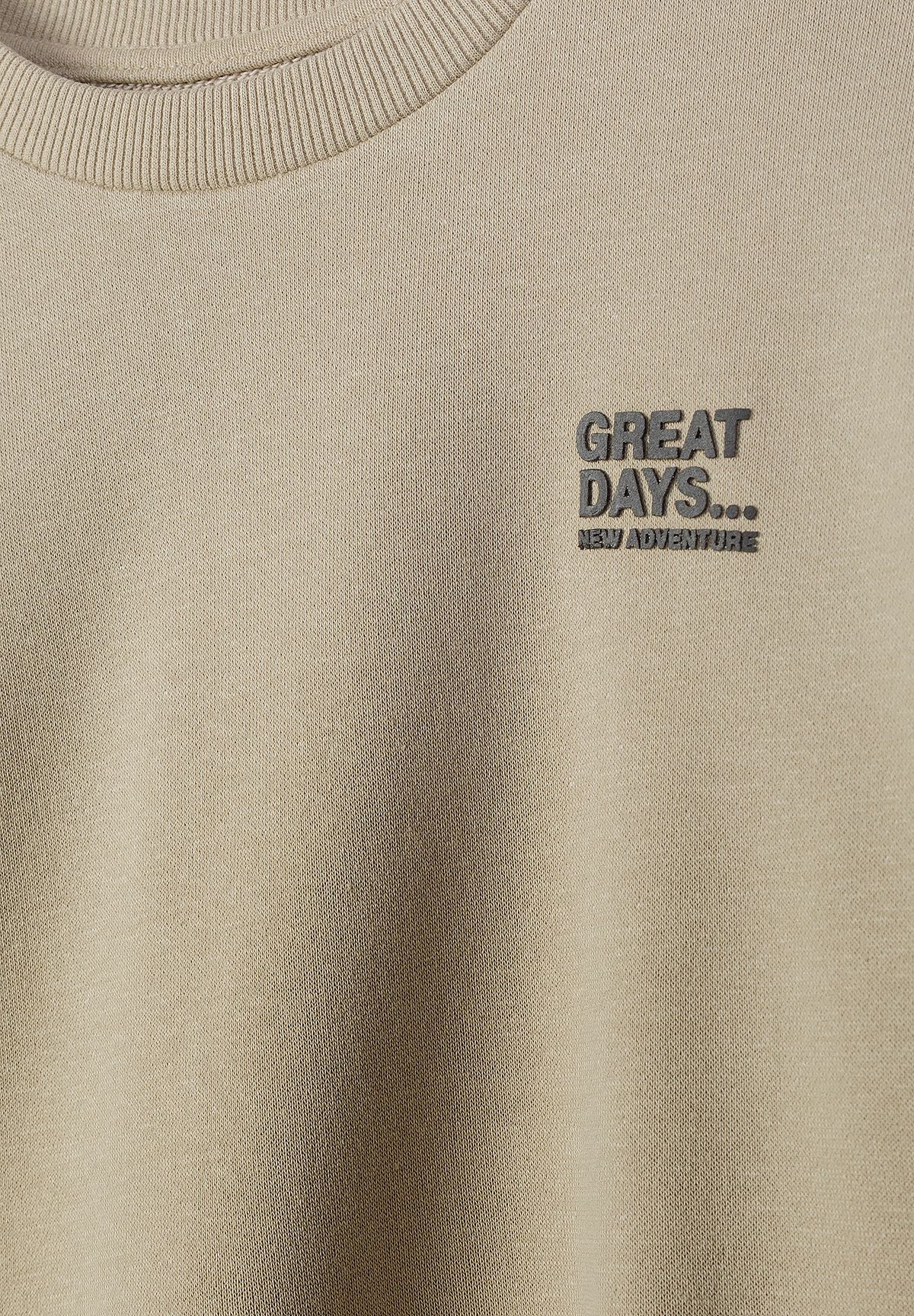 Sweatshirts 2-Pack Great Days, Beige Black - 7
