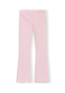 Girls ribbed cotton blend leggings 5-pack pink purple black 3-15 years