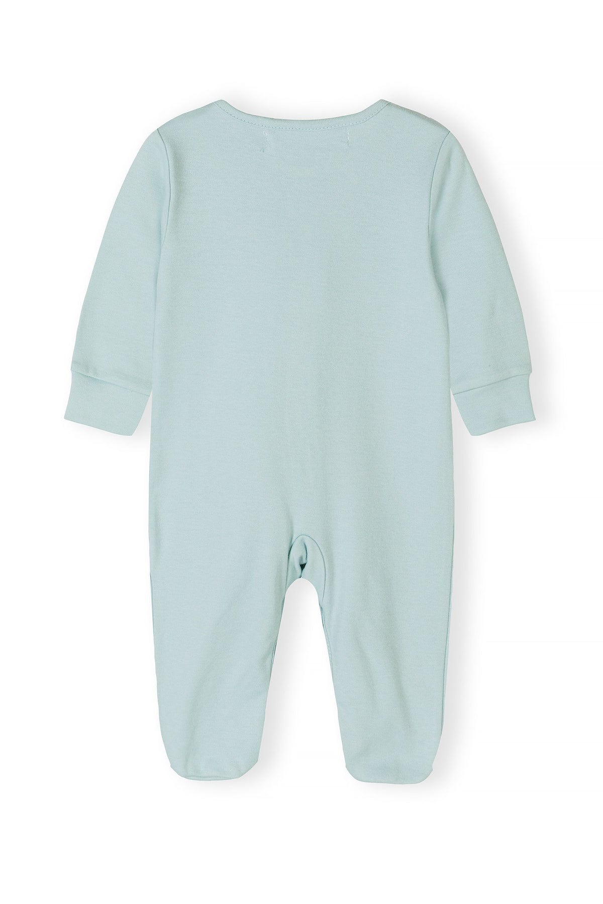 White, mint, lilac and pink sleepsuits, blue mint back.