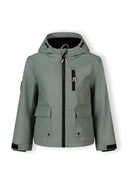 Boys waterproof teal parka adjustable hood 9m-7y