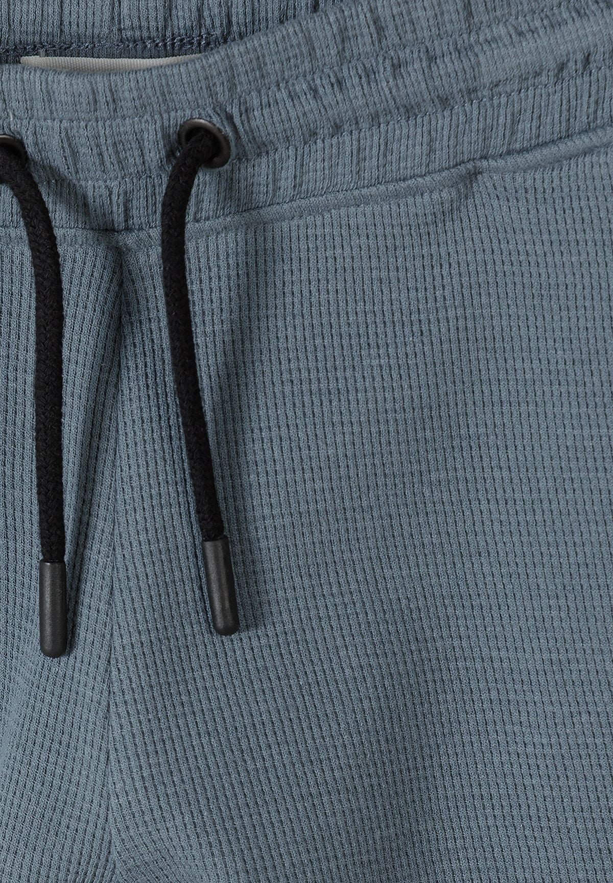 Waffle Jersey T-Shirt and Shorts Set, Blue Grey - 5