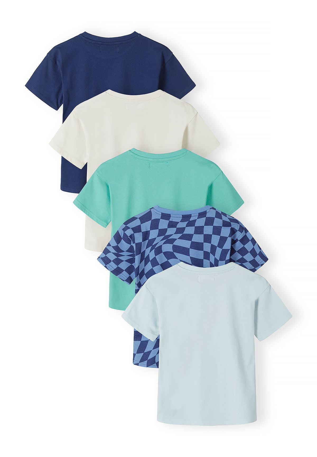 T-Shirts 5-Pack Skate Graphics Short Sleeve Blues - 2