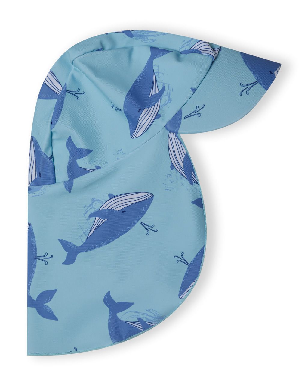 Whale Sunsuit and Hat Set, Blue, UPF Protection - 5