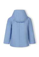 Girls waterproof blue rain jacket 12 months to 7 years