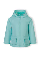 Girls waterproof jacket mint adjustable cuffs 12 months to 7 years