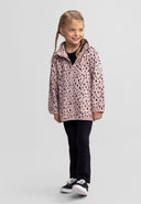 Girls softshell jacket pink wind resistant 12 months to 7 years
