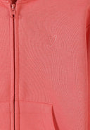 Girls hoodie 2-pack zip coral and cream 3m-7 years