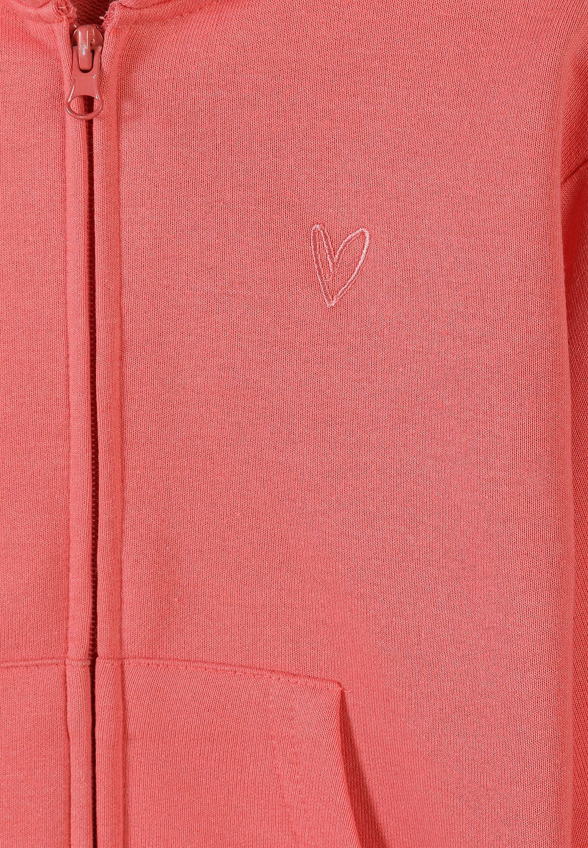 Zip Hoodies 2-Pack, Coral & Cream - 5