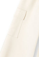 Girls wide leg joggers beige with cargo pockets 7-15 years