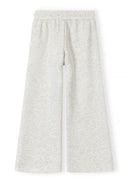 Girls wide leg joggers mottled grey 7-15 years