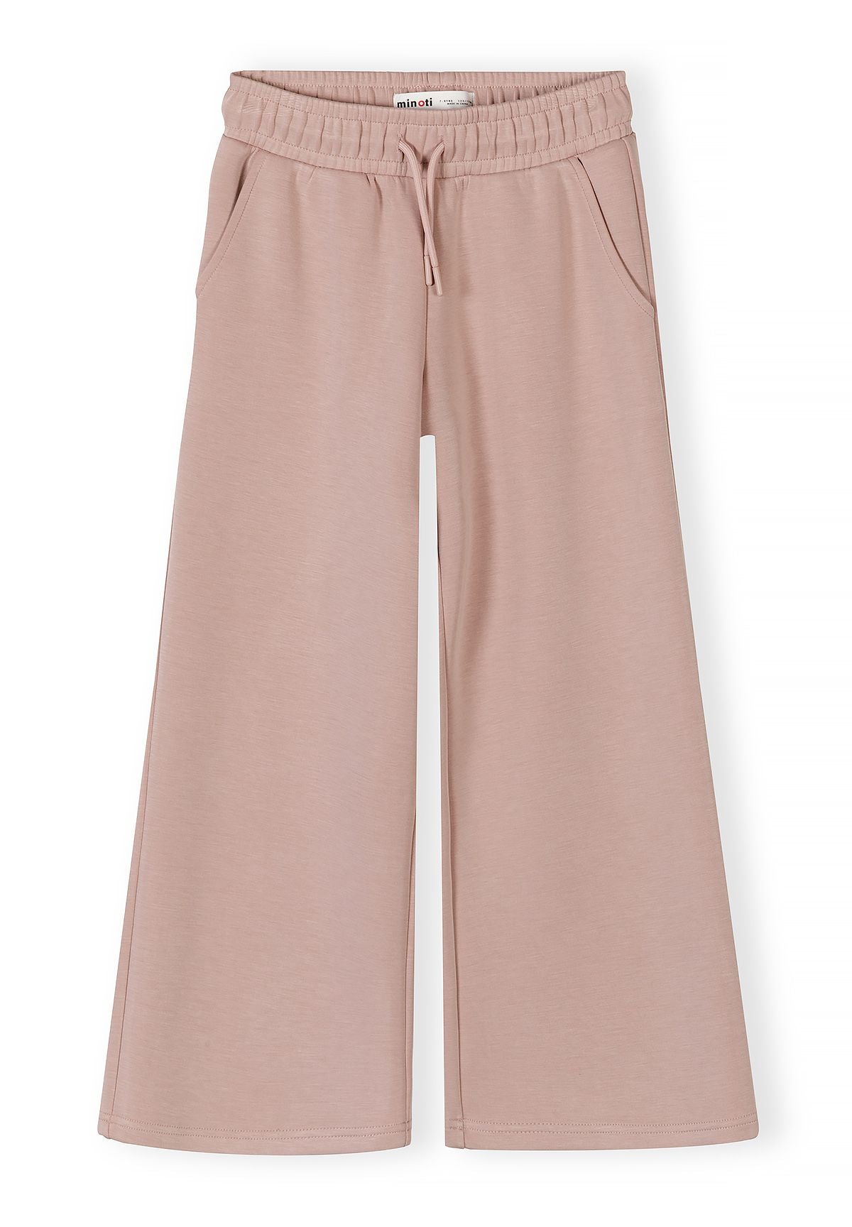 Wide Leg Joggers, Pink, Side Pockets - 2