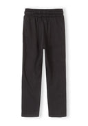 Girls wide leg joggers black viscose blend 7-15 years