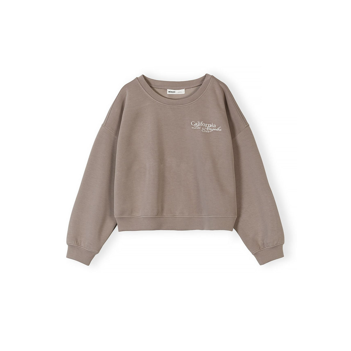 Women's sweatshirt in taupe — complete product view for square Shop card