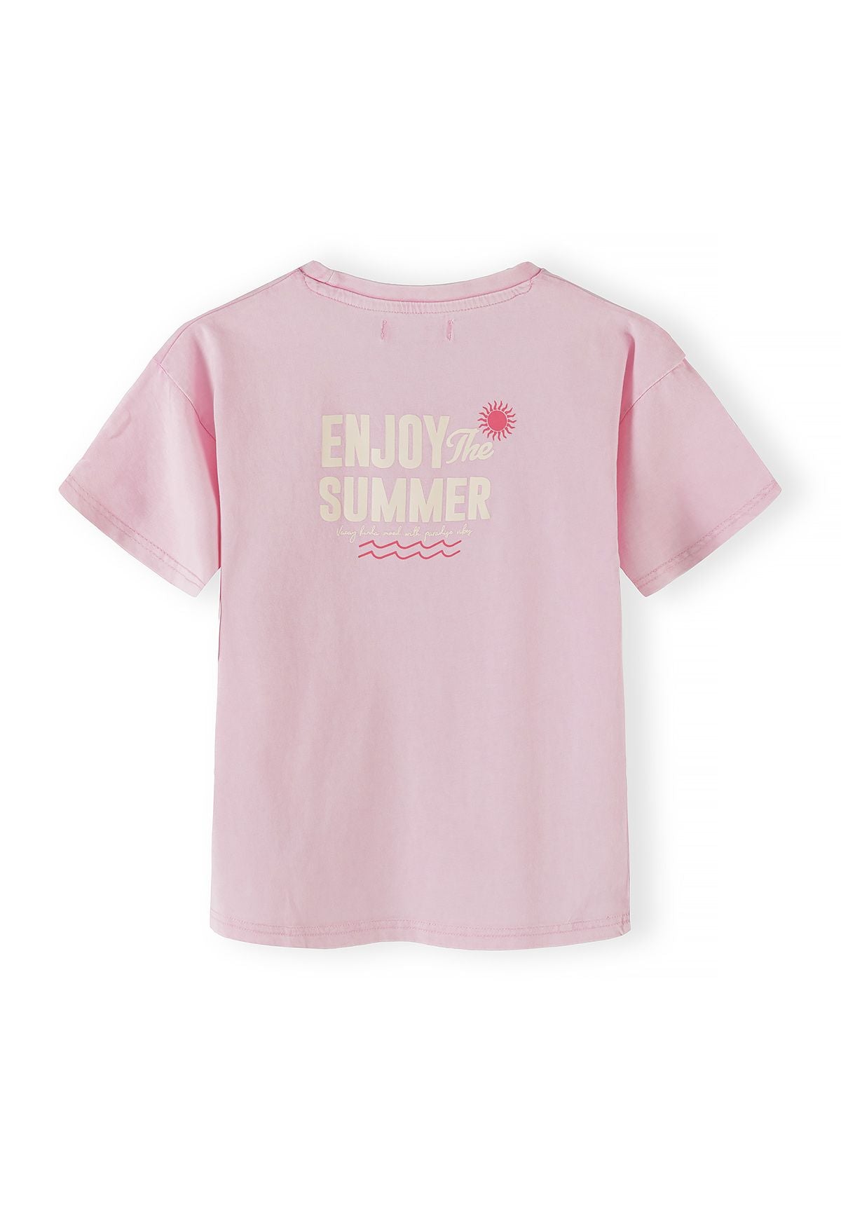 T-Shirt & Cycling Shorts 2-Pack, Summer Slogan Print - 3
