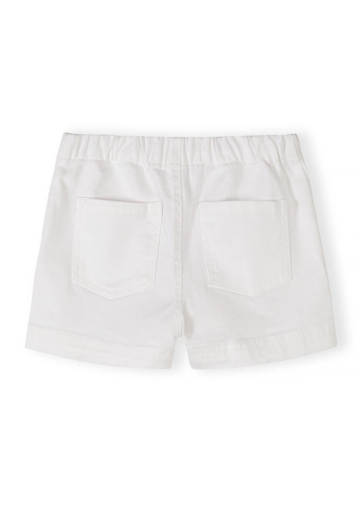 Twill Shorts 2-Pack, White & Beige - 3