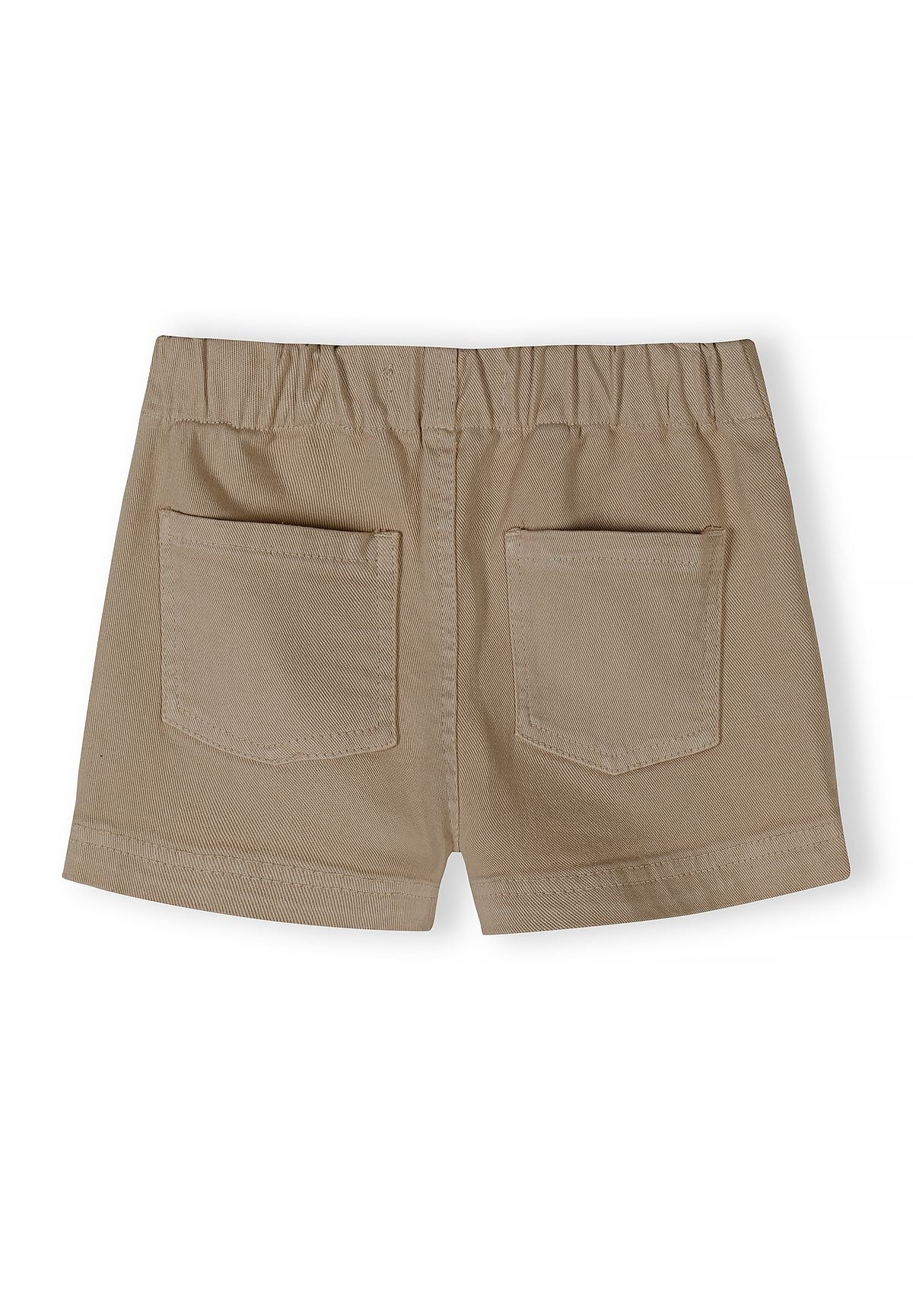 Twill Shorts 2-Pack, White & Beige - 5
