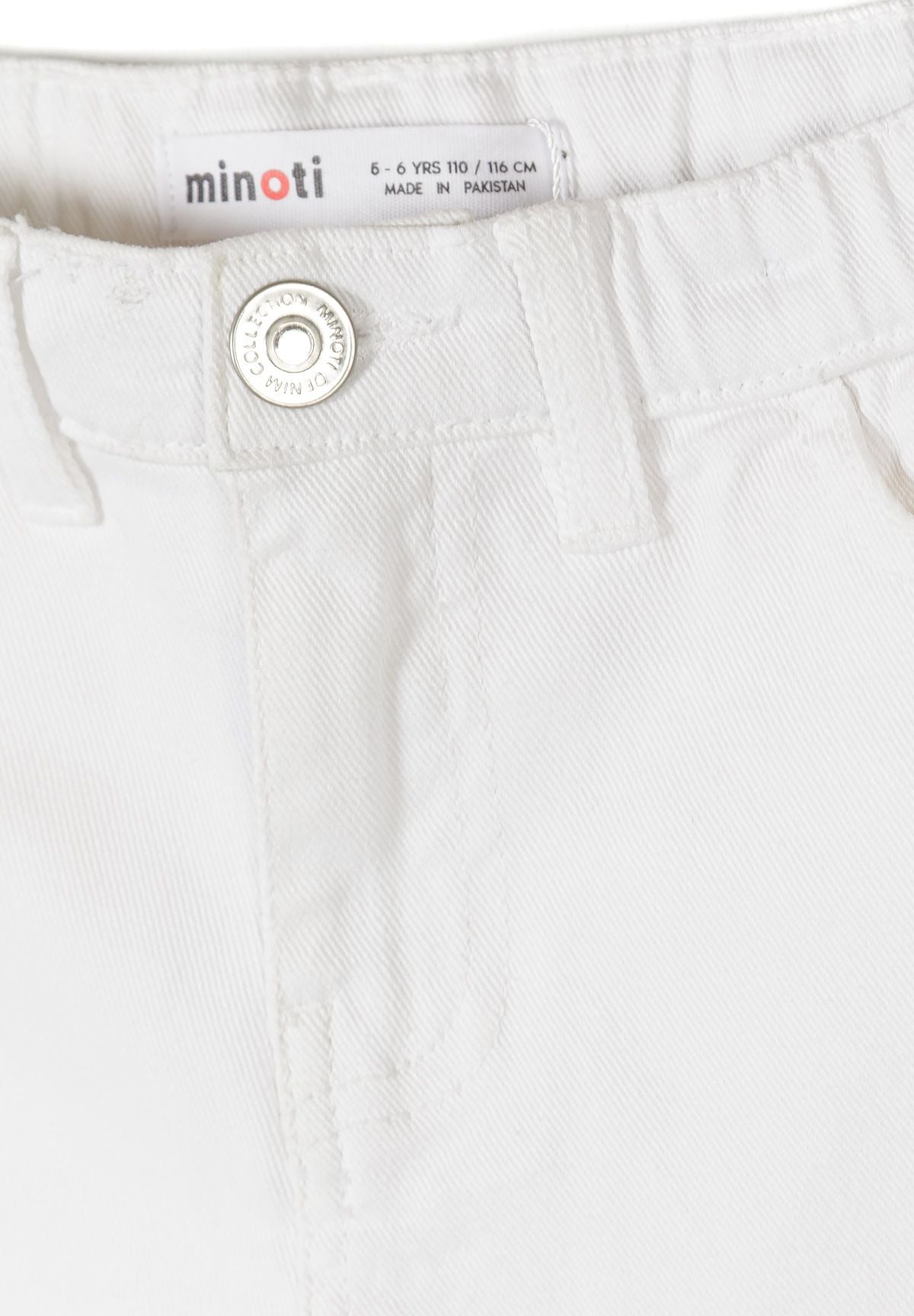 Twill Shorts 2-Pack, White & Light Blue - 6
