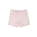 Girls Cotton Twill Shorts 2-Pack Pink Beige 3y-15y