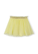 Girls tulle skirt light yellow 3m-7y