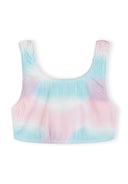 Girls two-piece tie dye bikini pink and blue 3-11 years