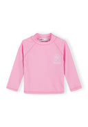 Girls rash vest long sleeve pink blue gradient 3-14 years