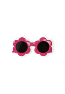 Girls rash suit pink short sleeve floral print 9m-7y