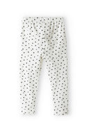 Komplet bluzka na ramiączka z haftem i legginsy