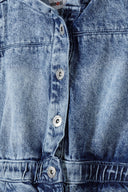 Kombinezon jeansowy z kapturem