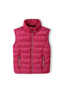 Girls pink Girls padded gilet