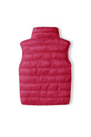 Girls pink Girls padded gilet