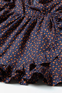 Wiązana sukienka z nadrukiem