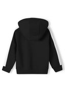 Girls black Girls hooded zip thru