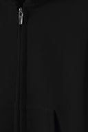 Girls black Girls hooded zip thru