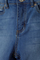 Jeansy joggery ze ściągaczami