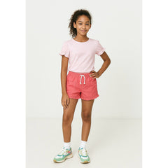 Girls' shorts in bright pink