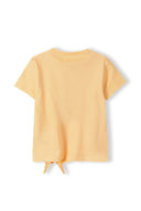 T-shirt z krótkim rękawem i wiązaniem z przodu