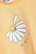 T-shirt z krótkim rękawem i wiązaniem z przodu