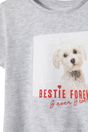 T-shirt z krótkim rękawem i wiązaniem z przodu