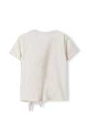 T-shirt z krótkim rękawem i wiązaniem z przodu