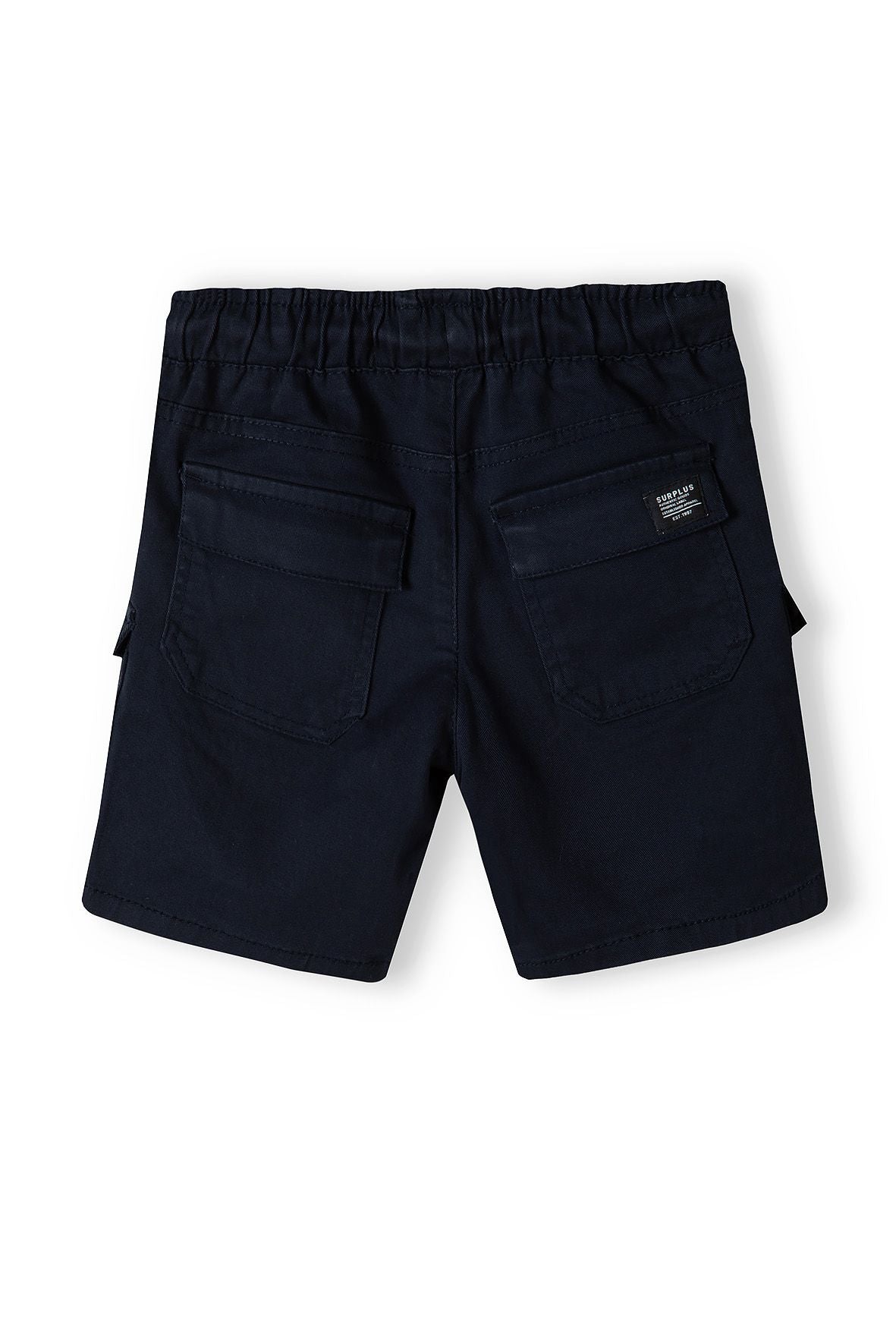 Cargo Shorts Elasticated Waist, Navy - 2