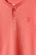 T-shirt z krótkim rękawem i guzikami