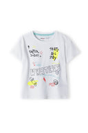Boys white Boys graphic t-shirt
